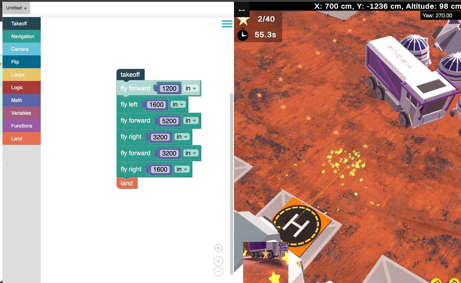 DroneBlocks Simulator