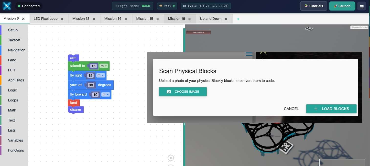 DroneBlocks Mars Simulator